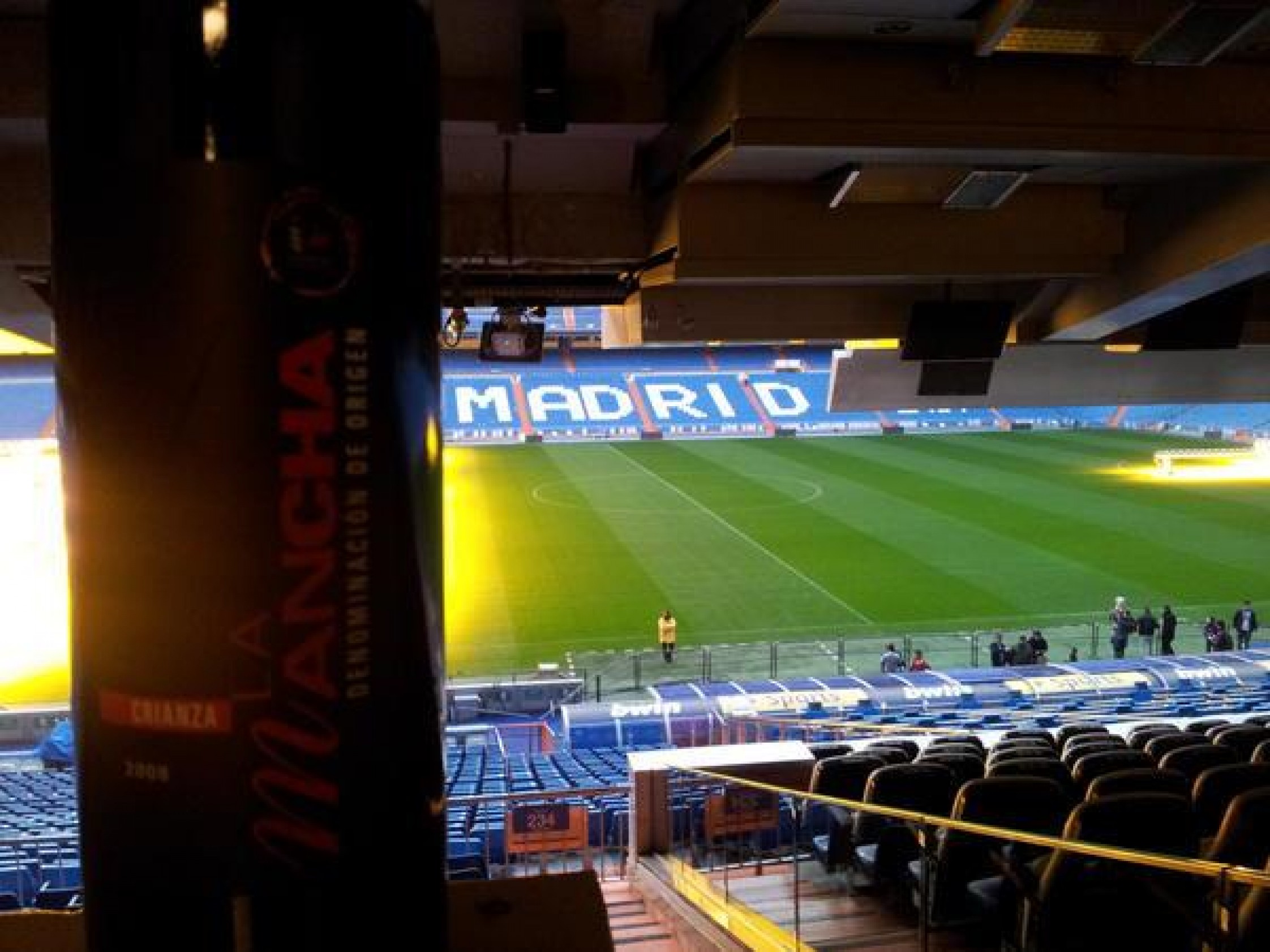 La cantera de los vinos DO La Mancha, triunfan en el Bernabéu